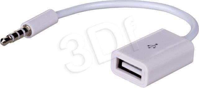 AKYGA ADAPTER USB AM / MINI JACK AK-AD-24 hind ja info | USB jagajad, adapterid | kaup24.ee