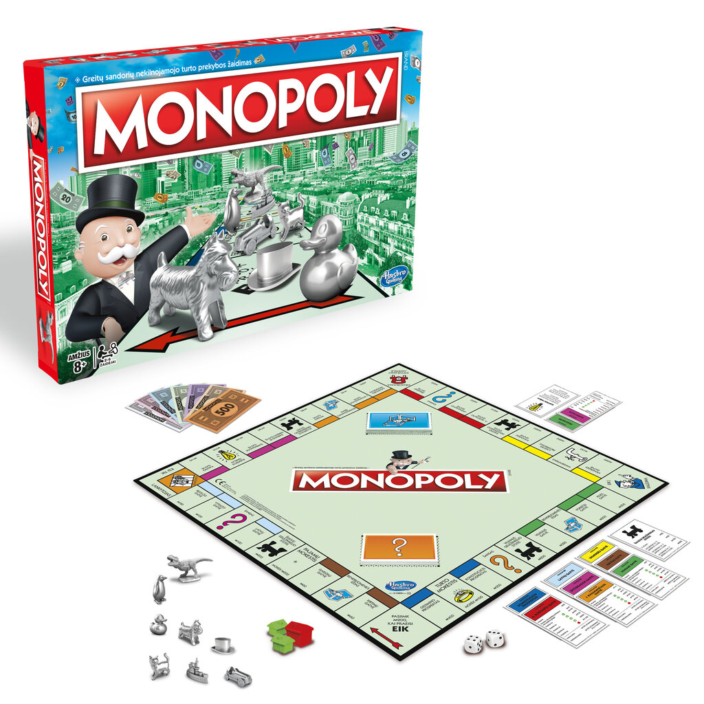Mäng "Monopolis Classic" (läti keeles) цена и информация | Lauamängud ja mõistatused | kaup24.ee