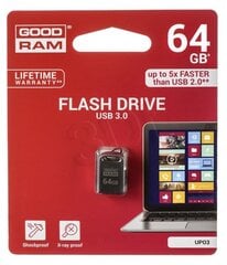 GoodRam Point 64GB USB USB 3.0 цена и информация | USB накопители | kaup24.ee