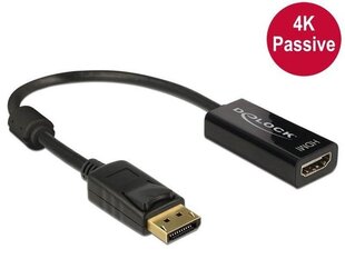 Адаптер Delock Displayport(M) - HDMI(F) 4K цена и информация | Аксессуары для Smart TV | kaup24.ee