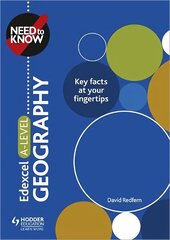 Need to Know: Edexcel A-level Geography hind ja info | Ühiskonnateemalised raamatud | kaup24.ee