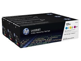 Kassett HP 131A (U0SL1AM) (CF211A+CF212A+CF213A), sinine, lilla, kollane hind ja info | Laserprinteri toonerid | kaup24.ee