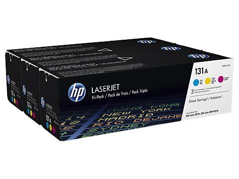 Kassett HP 131A (U0SL1AM) (CF211A+CF212A+CF213A), sinine, lilla, kollane hind ja info | Laserprinteri toonerid | kaup24.ee