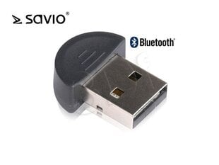Адаптер Savio Bluetooth BT-02 цена и информация | Адаптер Aten Video Splitter 2 port 450MHz | kaup24.ee