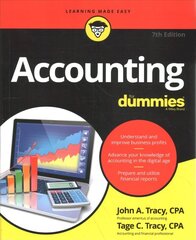 Accounting For Dummies, 7th Edition 7th Edition hind ja info | Majandusalased raamatud | kaup24.ee