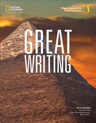 Great Writing Level 1 Student Book 5th Edition цена и информация | Пособия по изучению иностранных языков | kaup24.ee