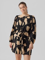 Vero Moda женское платье 10287278*01, черный/бежевый 5715367610667 цена и информация | Платья | kaup24.ee