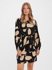 Naiste kleit Vero Moda 10279172*01, must/beež 5715365428790 hind ja info | Vero Moda Jalanõud, riided ja aksessuaarid | kaup24.ee