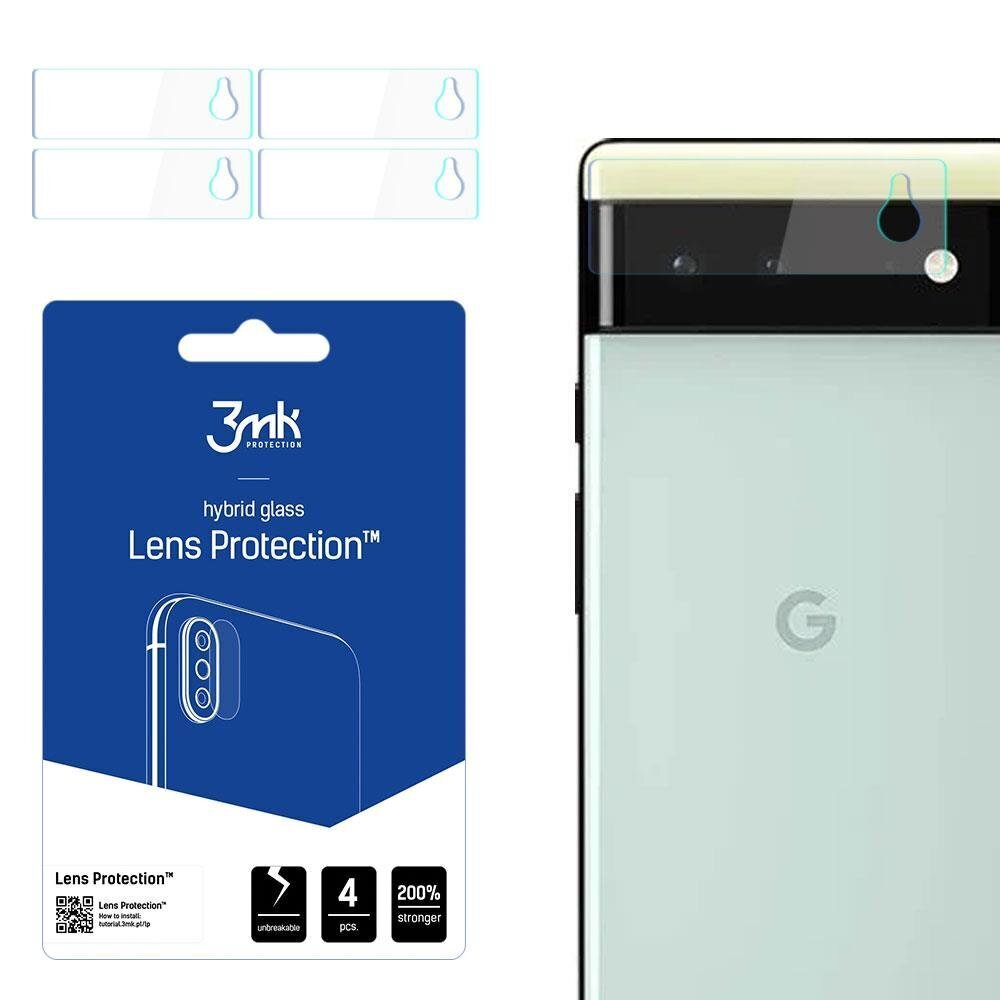 3MK kaamerakaitse Google Pixel 6 5G hind ja info | Ekraani kaitsekiled | kaup24.ee
