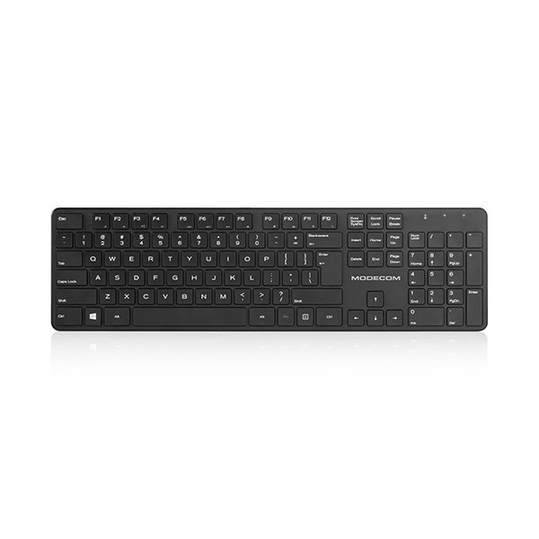 Juhtmeta Klaviatuur Modecom MC-700W, Must hind ja info | Klaviatuurid | kaup24.ee