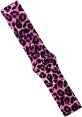 4wrist Silikoonrihm Samsungile - Pink Leopard, 20 mm hind ja info | Nutikellade ja nutivõrude tarvikud | kaup24.ee