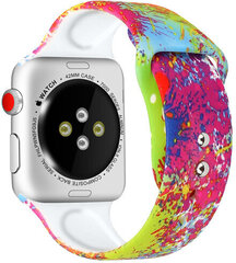4wrist Silikoonrihm Apple Watchile - 63 42/44/45 mm hind ja info | Nutikellade ja nutivõrude tarvikud | kaup24.ee