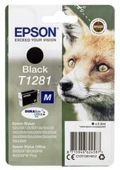 Epson T1281 Ink Cartridge, Black hind ja info | Tindiprinteri kassetid | kaup24.ee