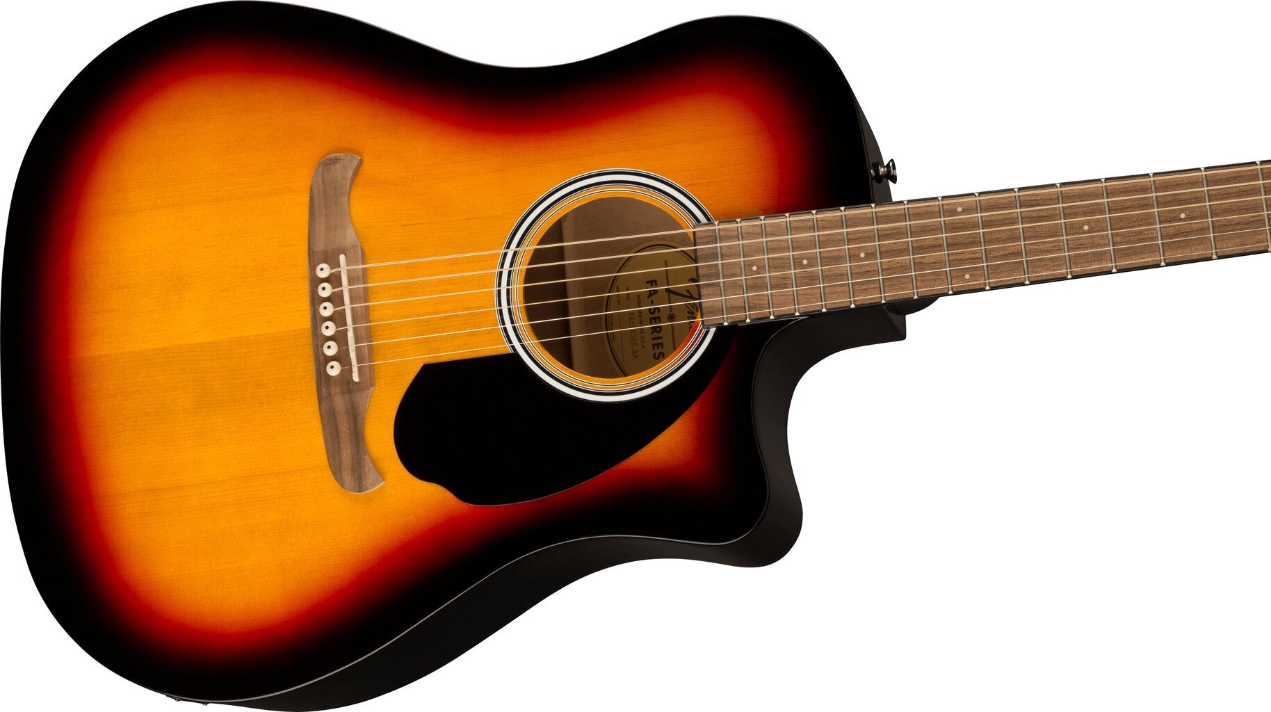 Elektroakustiline kitarr Fender FA-125CE DREADNOUGHT, Sunburst hind ja info | Kitarrid | kaup24.ee