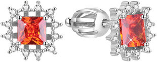 Блестящие серебряные серьги Beneto AGUP1522S цена и информация | Серьги | kaup24.ee