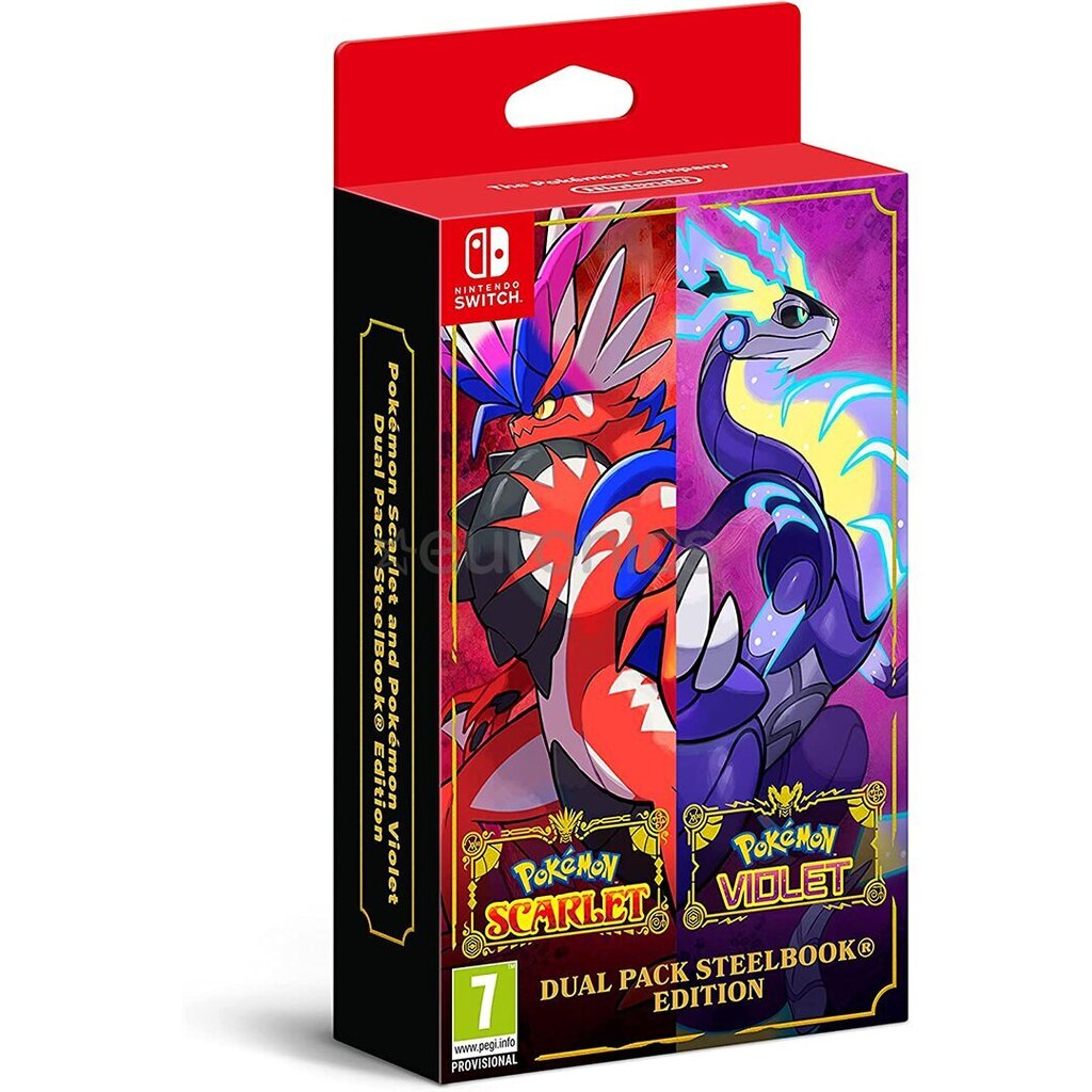 Pokémon Scarlet/Violet Dual Pack Steelbook (SWITCH) цена и информация | Arvutimängud, konsoolimängud | kaup24.ee