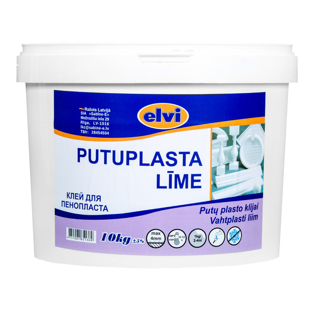 "ELVI" Vahtplasti liim, 10 kg цена и информация | Liimid | kaup24.ee