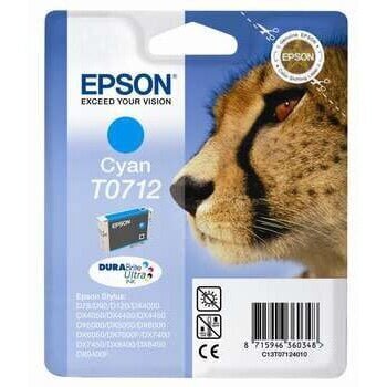 Epson T0712 Ink Cartridge, Cyan hind ja info | Tindiprinteri kassetid | kaup24.ee