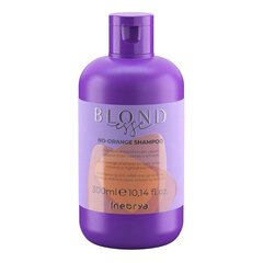 Šampoon helepruunidele, värvitud ja blondidele juustele Inebrya Blondesse No-Orange Shampoo, 300ml цена и информация | Шампуни | kaup24.ee