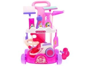 Puhastuskomplekt käru ja tolmimejaga hind ja info | Tüdrukute mänguasjad | kaup24.ee