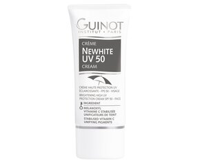 Guinot Tooniv, valgendav kreem Newhite UV 50 Cream 30ml hind ja info | Näokreemid | kaup24.ee