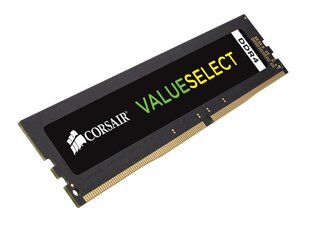 Corsair Value Select DDR4, 8GB, 2400MHz, CL16 (CMV8GX4M1A2400C16) цена и информация | Оперативная память (RAM) | kaup24.ee