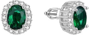 Блестящие серебряные серьги Beneto AGUP1502S цена и информация | Серьги | kaup24.ee