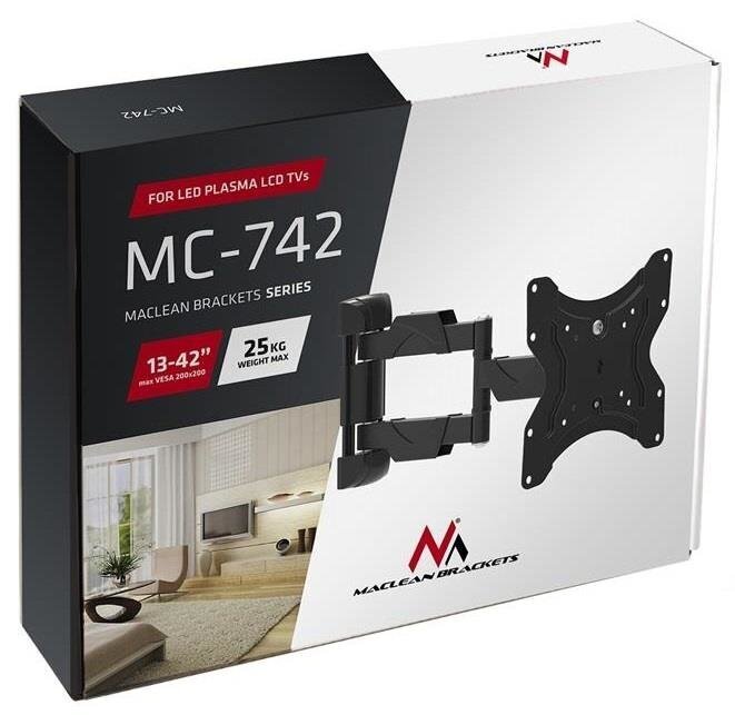 Maclean MC-742,13-42 '' hind ja info | Monitori hoidjad | kaup24.ee