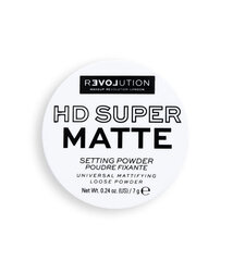 Рассыпчатая пудра для макияжа Revolution Relove HD Супер матовая, 7 г цена и информация | Пудры, базы под макияж | kaup24.ee