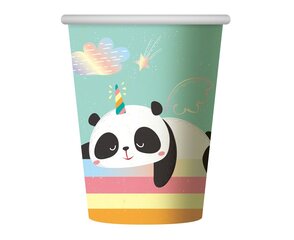 Ühekordsed pabertopsid Dreamy Panda, 266 ml, 6 tk PF-KRP9 цена и информация | Праздничная одноразовая посуда | kaup24.ee