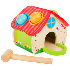 Puidust mäng haamriga - Maja hind ja info | Imikute mänguasjad | kaup24.ee