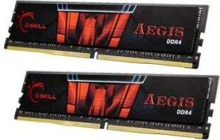 G.Skill Aegis DDR4, 2x4GB, 2400MHz, CL15 (F4-2400C15D-8GIS) цена и информация | Оперативная память (RAM) | kaup24.ee
