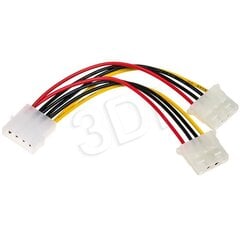 Akyga AK-CA-15, Molex, 15 cm цена и информация | Кабели и провода | kaup24.ee