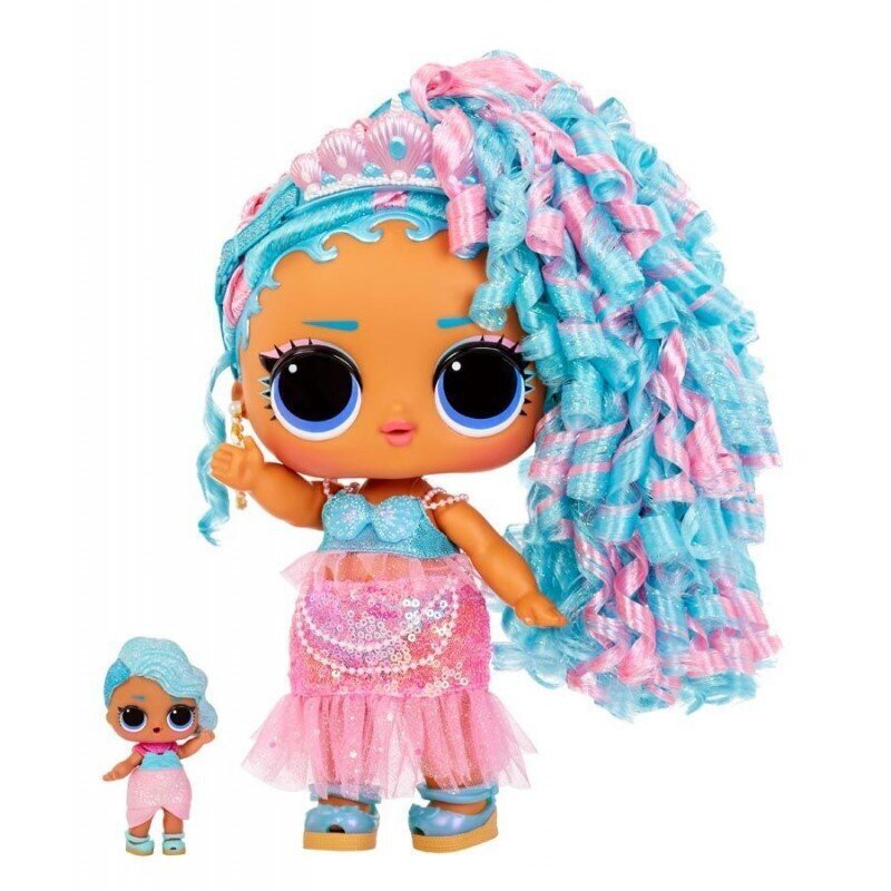 Suur nukk LOL Surprise! Big Baby Hair Hair Hair - Splash Queen hind ja info | Tüdrukute mänguasjad | kaup24.ee