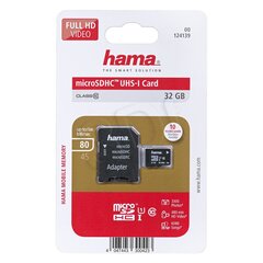 Hama 001241390000 hind ja info | Mobiiltelefonide mälukaardid | kaup24.ee