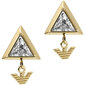 Emporio Armani Elegantsed kullatud kõrvarõngad kristallidega EGS2900710 hind ja info | Kõrvarõngad | kaup24.ee