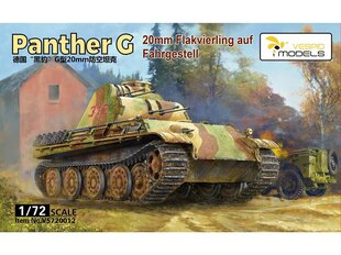 VESPID MODELS - Panther G 20mm Flakvierling auf Fahrgestell, 1/72, 720012 hind ja info | Klotsid ja konstruktorid | kaup24.ee