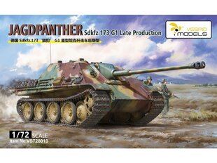 VESPID MODELS - SdKfz.173 G1 Jagdpanther Late Production, 1/72, 720010 hind ja info | Klotsid ja konstruktorid | kaup24.ee