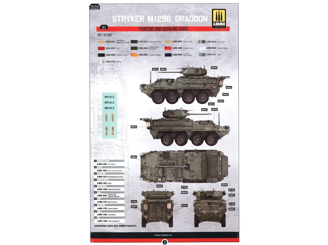3R Model - Stryker M1296 Dragoon, 1/72, TK7007 hind ja info | Klotsid ja konstruktorid | kaup24.ee