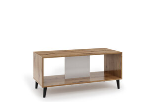 Diivanilaud ADRK Furniture CLE09, pruun/valge цена и информация | Журнальные столики | kaup24.ee