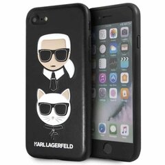 Karl Lagerfeld Karl & Choupette iPhone SE 2020 / 8 / 7 jaoks, must hind ja info | Telefoni kaaned, ümbrised | kaup24.ee
