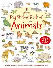 Big Sticker Book of Animals цена и информация | Книги для малышей | kaup24.ee