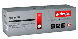 Тонер Activejet ATH-530N (аналог - HP CC530A Canon CRG-718B) для лазерных принтеров, 3500 стр., черный цена и информация | Картридж Actis KH-653CR | kaup24.ee