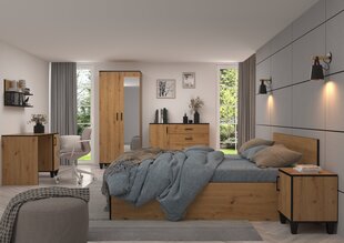 Шкаф ADRK Furniture POL15, коричневый цена и информация | Шкафы | kaup24.ee