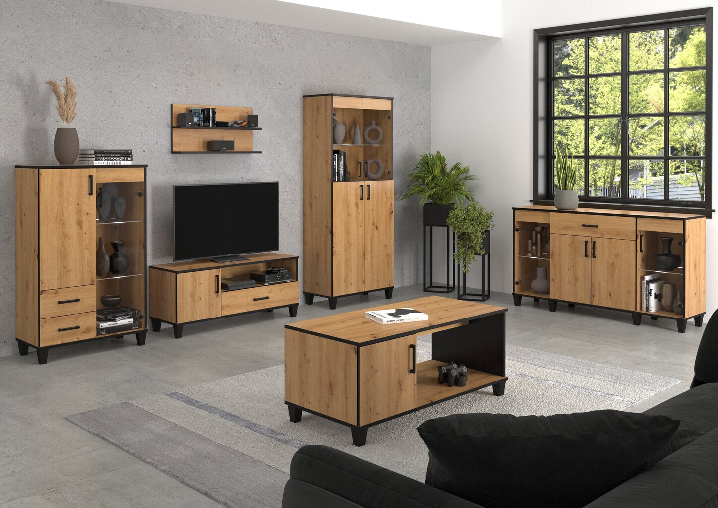 Riiul ADRK Furniture POL10, pruun цена и информация | Riiulid | kaup24.ee