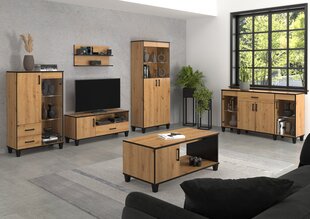 Витрина ADRK Furniture POL05, коричневый цвет цена и информация | Витрины, серванты | kaup24.ee