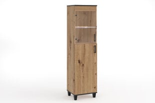 Витрина ADRK Furniture POL04, коричневый цвет цена и информация | Витрины, серванты | kaup24.ee