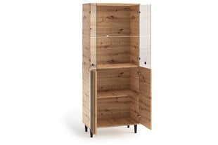 Витрина ADRK Furniture LIV06, коричневый цвет цена и информация | Витрины, серванты | kaup24.ee