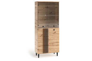 Витрина ADRK Furniture LIV06, коричневый цвет цена и информация | Витрины, серванты | kaup24.ee