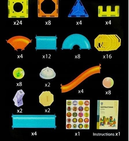 Magnetklotsid STEM 110 elementi цена и информация | Klotsid ja konstruktorid | kaup24.ee